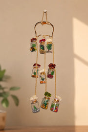 Mini Glass Jar Plant Hanging Decor | Aesthetic Wall Decoration