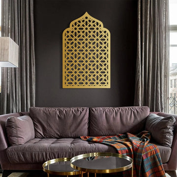 Mihrab Patterned Metal Wall Art