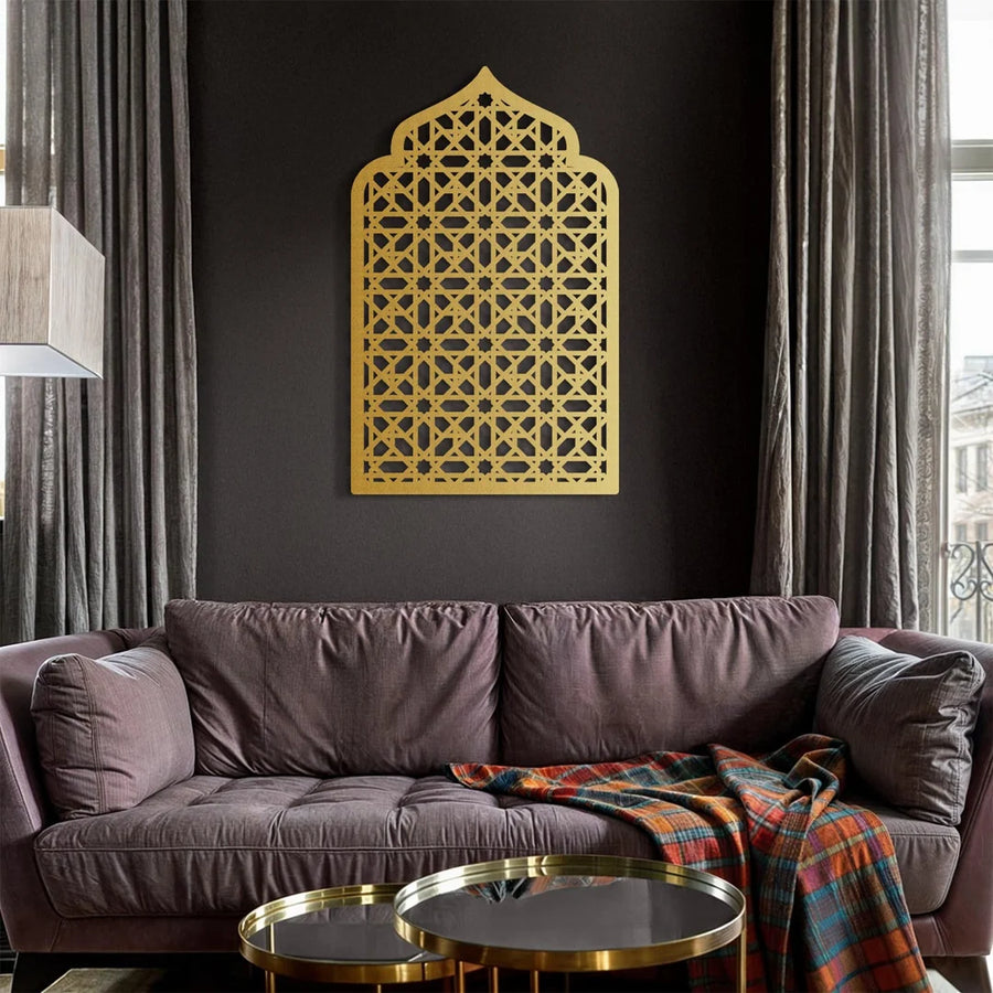 Mihrab Patterned Metal Wall Art