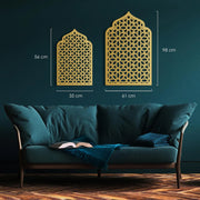 Mihrab Patterned Metal Wall Art