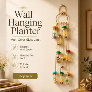 Mini Glass Jar Plant Hanging Decor | Aesthetic Wall Decoration