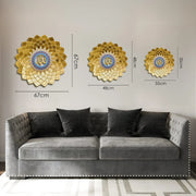 3D Metal 99 Names of Allah Wall Art