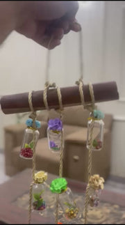 Mini Glass Jar Plant Hanging Decor | Aesthetic Wall Decoration