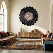 3D Metal 99 Names of Allah Wall Art